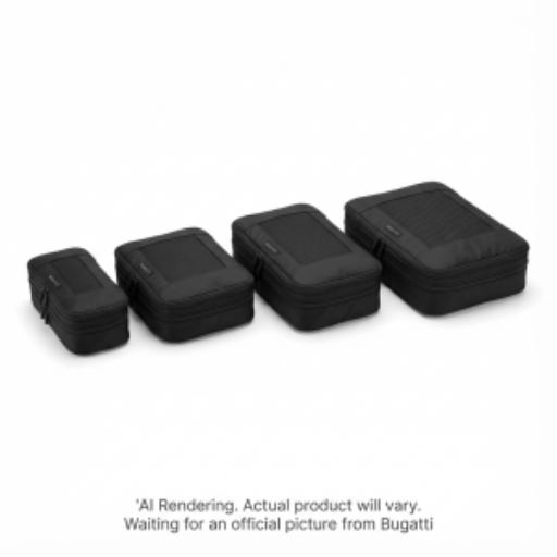 Bugatti Compression Packing Cubes - Set of 4 Space-Saving Organizers